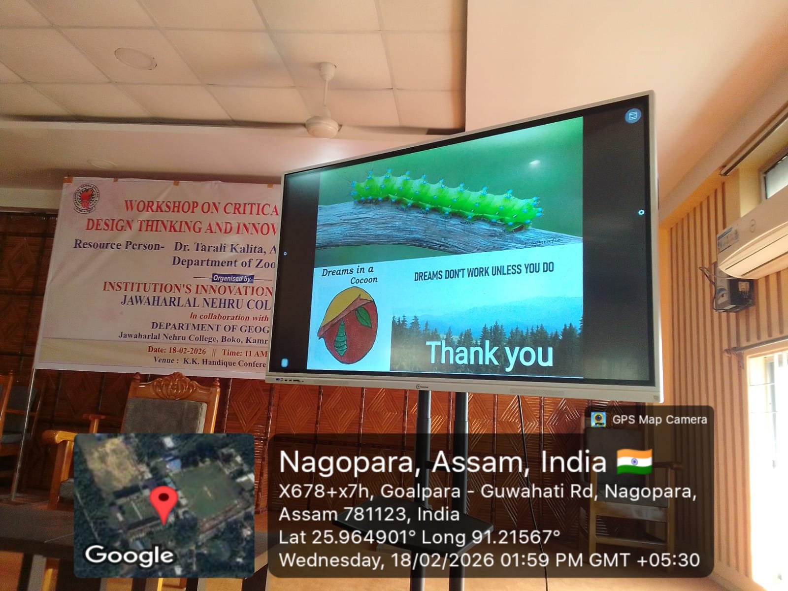 Program on Critical Thinking organized by ICC and Geography Dept